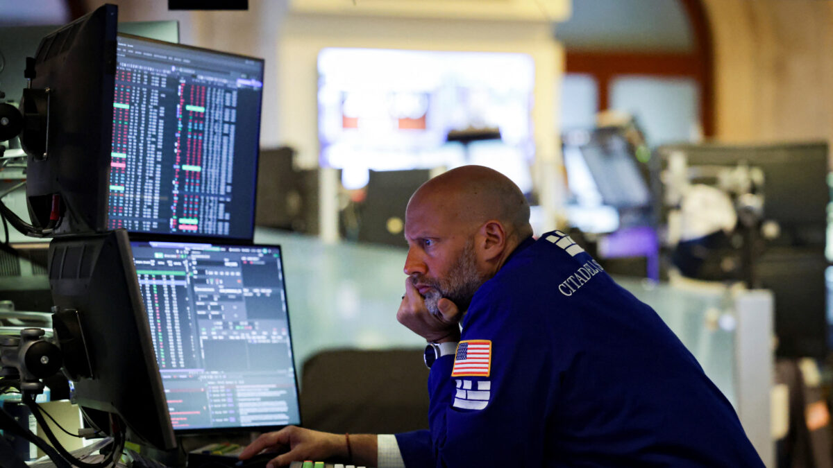 Trader στο χρηματιστήριο της Νέας Υόρκης