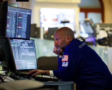 Trader στο χρηματιστήριο της Νέας Υόρκης