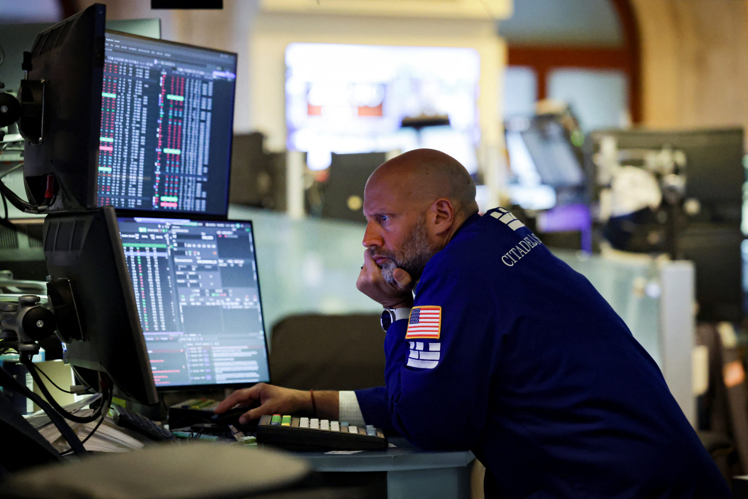 Trader στο χρηματιστήριο της Νέας Υόρκης