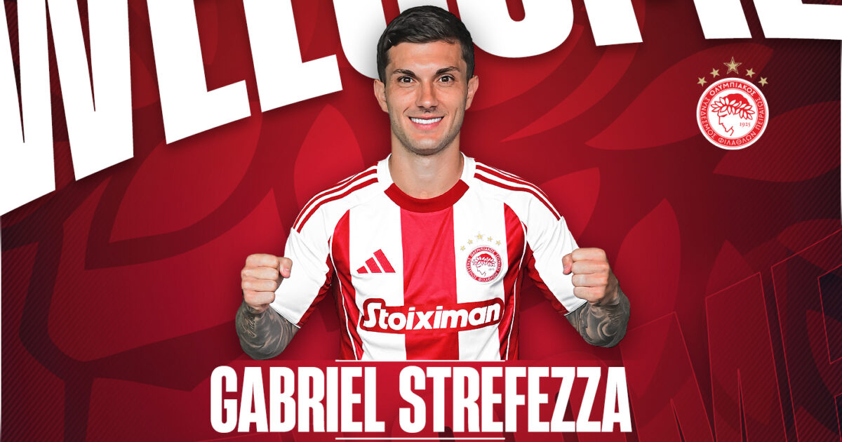 Olympiacos announced the acquisition of Gabriel Strechtas