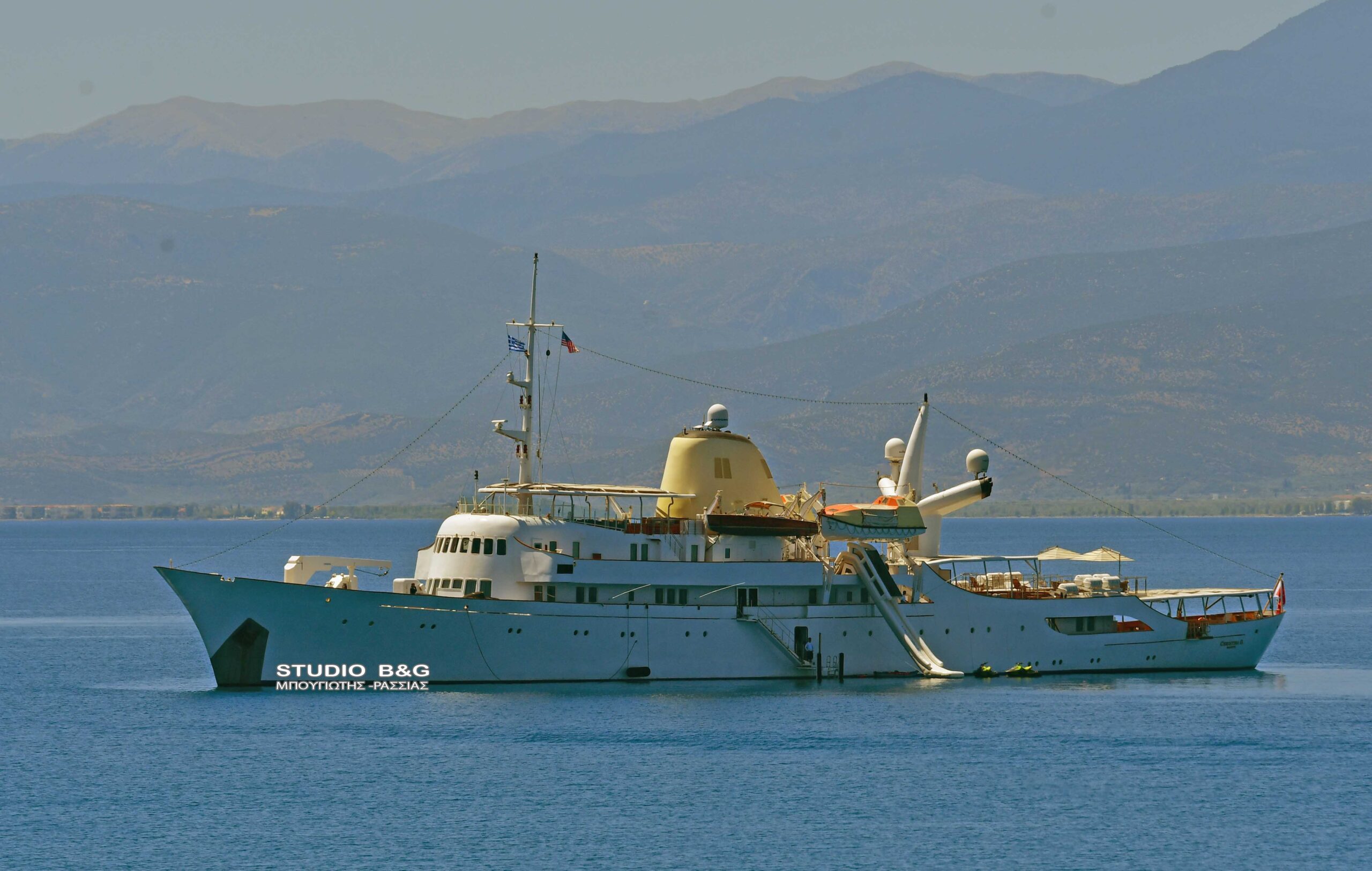 Στο Ναύπλιο η θρυλική θαλαμηγός του Αριστοτέλη Ωνάση «Christina O»
