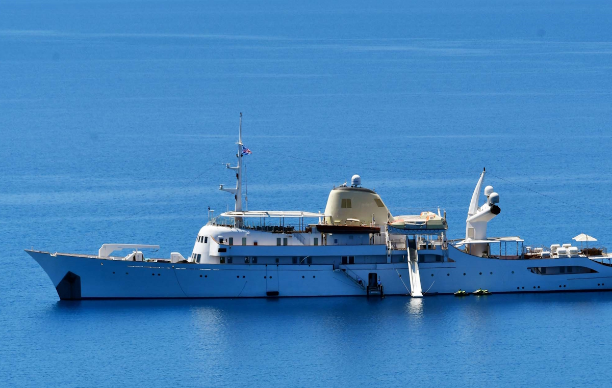 Στο Ναύπλιο η θρυλική θαλαμηγός του Αριστοτέλη Ωνάση «Christina O»