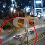Η στιγμή της καραμπόλας στη Συγγρού