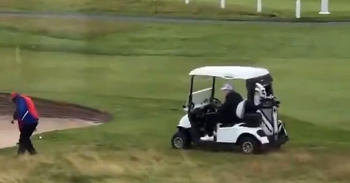 Trump: US Salo with video showing him “stealing” in a golf match
