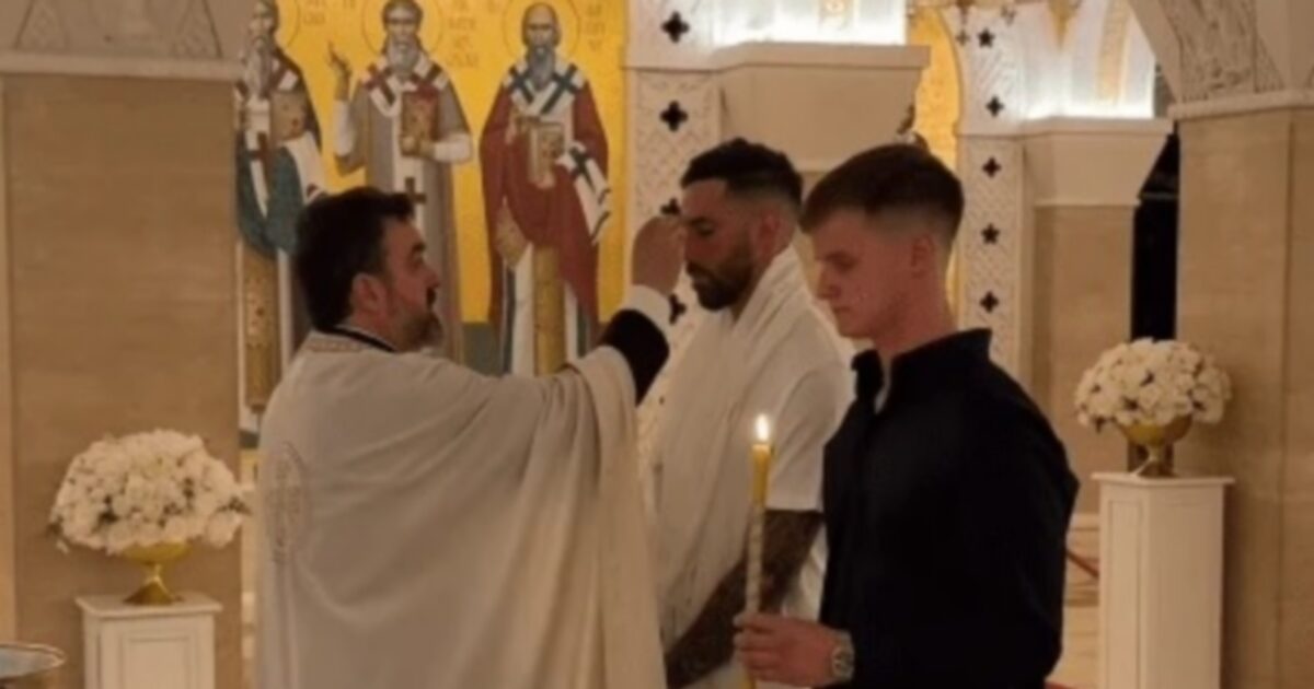 Luca Vildosa was baptized by a Christian Orthodox and is preparing to marry Militsa Tasic