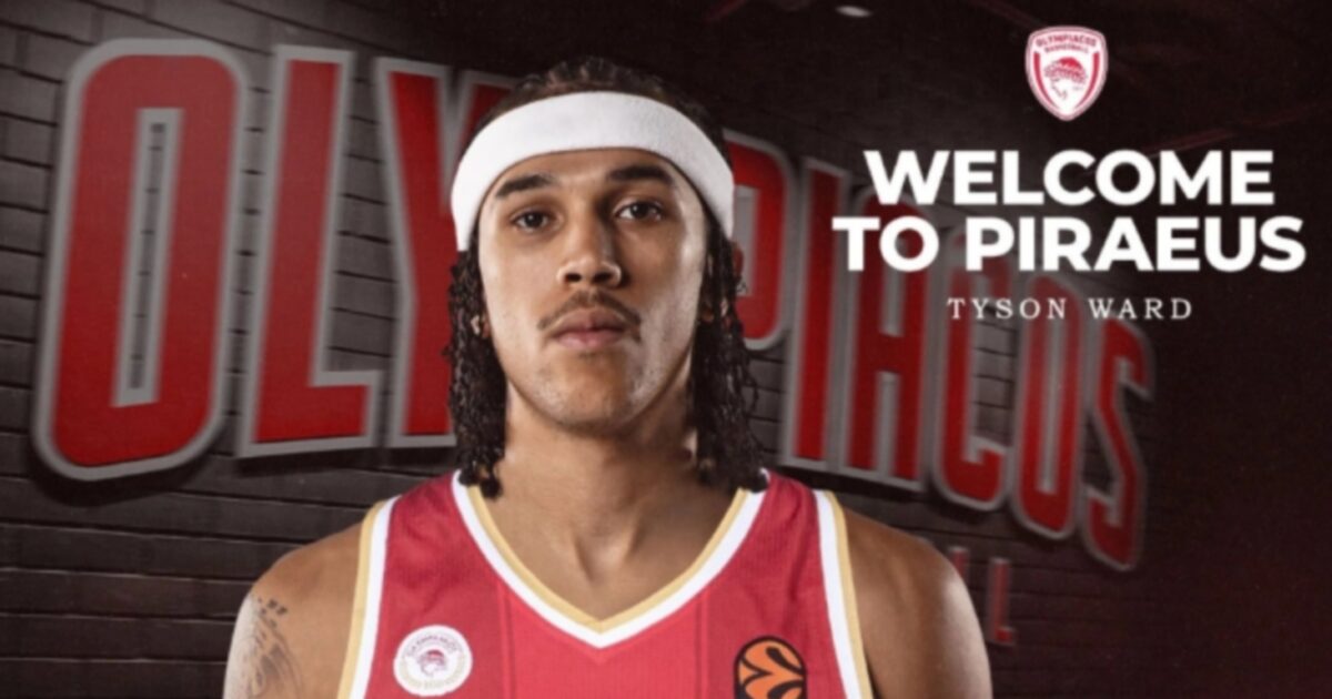 Olympiacos announced Tyson Ward