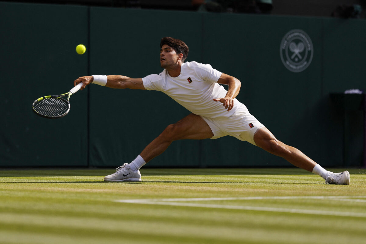 Ο Αλκαράθ στον τελικό του Wimbledon