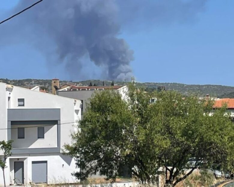 Φωτιά στη Βουρβουρού Χαλκιδικής – Μήνυμα από το 112 «αν βρίσκεστε στην περιοχή απομακρυνθείτε προς Νικήτη»