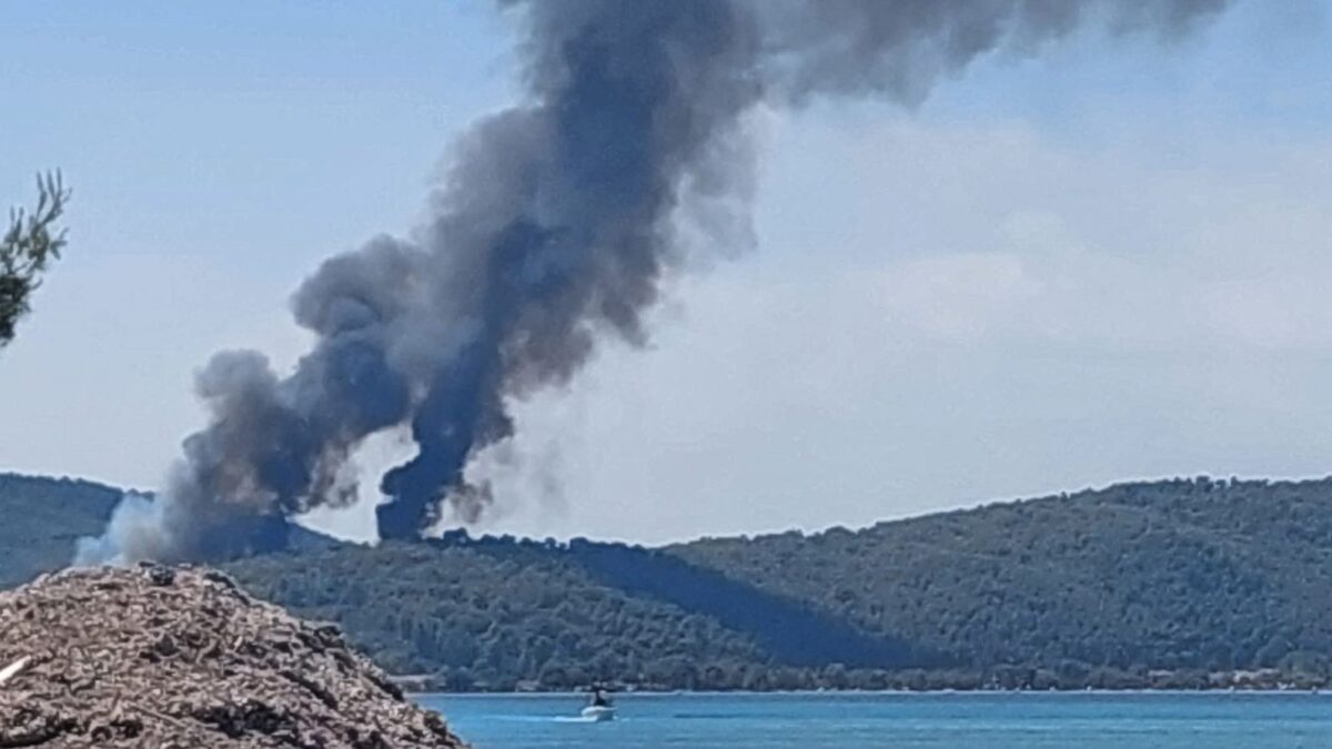 Φωτιά στη Βουρβουρού Χαλκιδικής