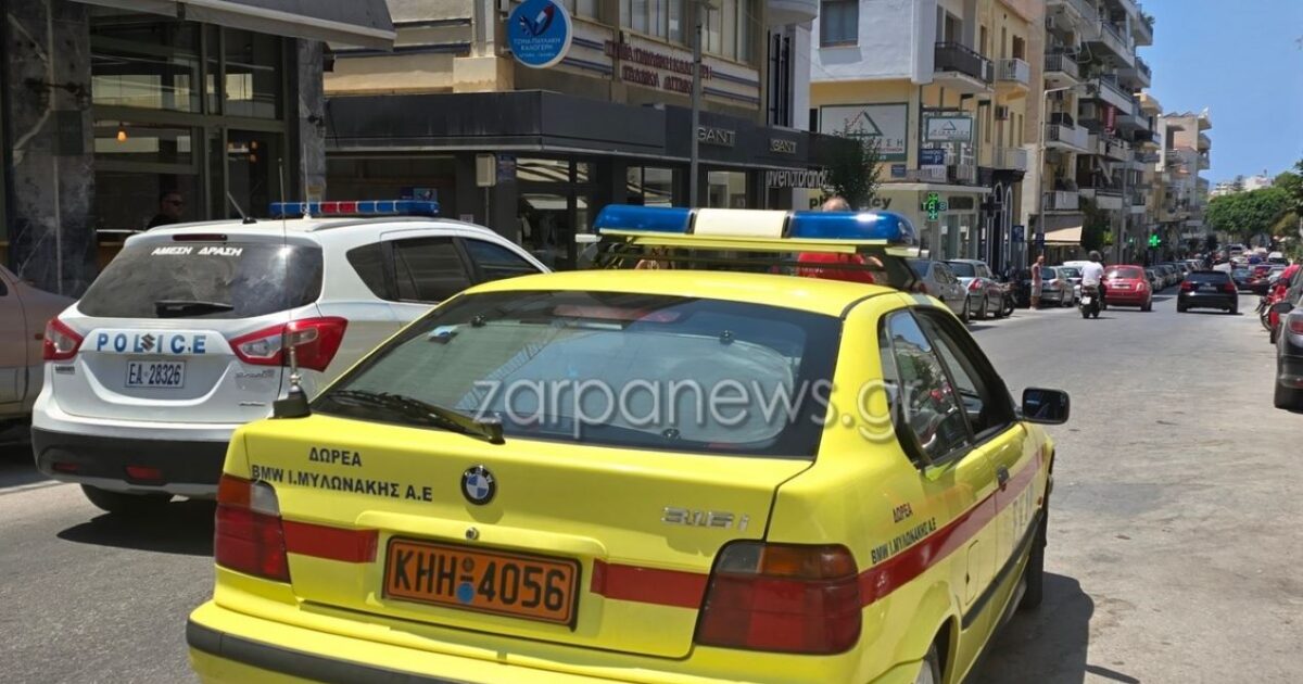Χανιά: Άνδρας κατάπιε χάπια και απειλούσε να αυτοπυρποληθεί – Τον πρόλαβε διασώστης του ΕΚΑΒ 