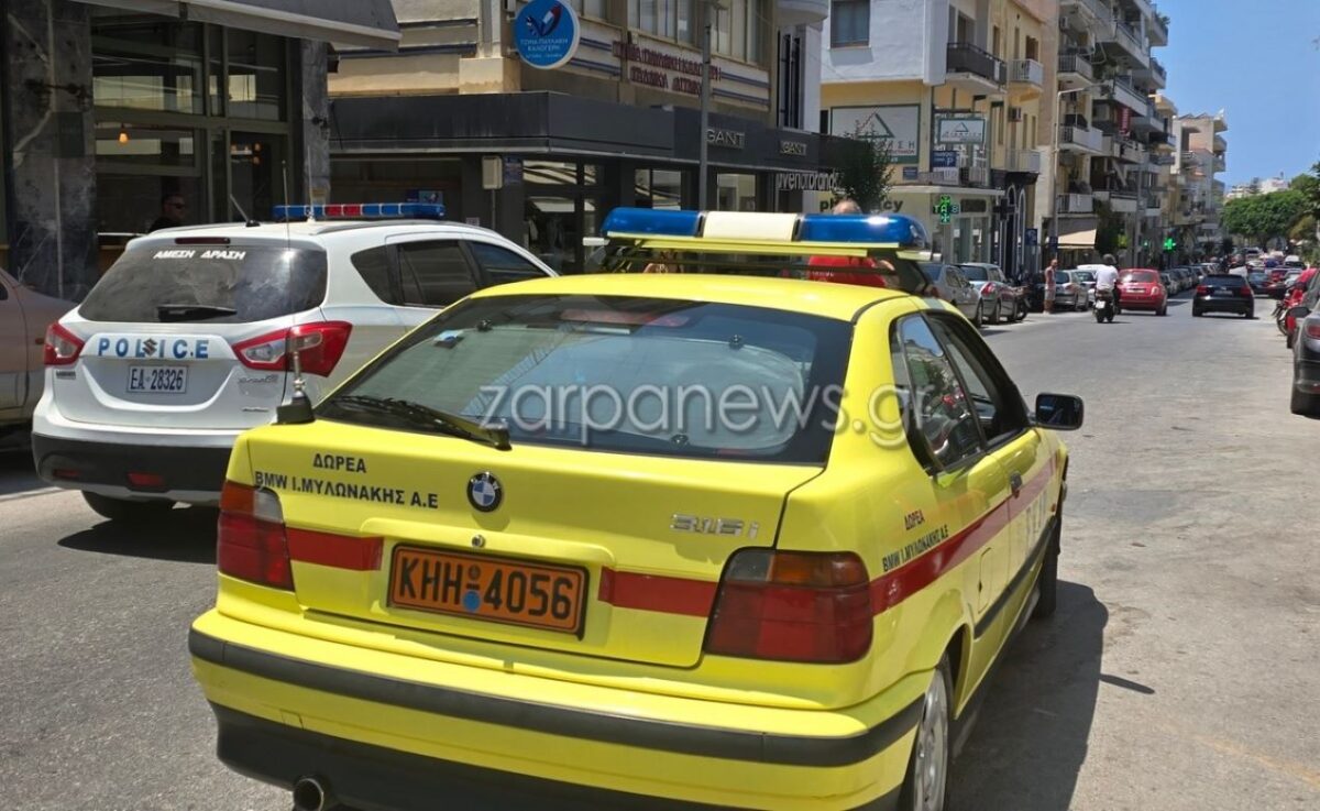 Περιπολικά στο σημείο όπου ο ηλικιωμένος απειλούσε να βάλει τέλος στη ζωή του