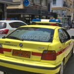 Περιπολικά στο σημείο όπου ο ηλικιωμένος απειλούσε να βάλει τέλος στη ζωή του