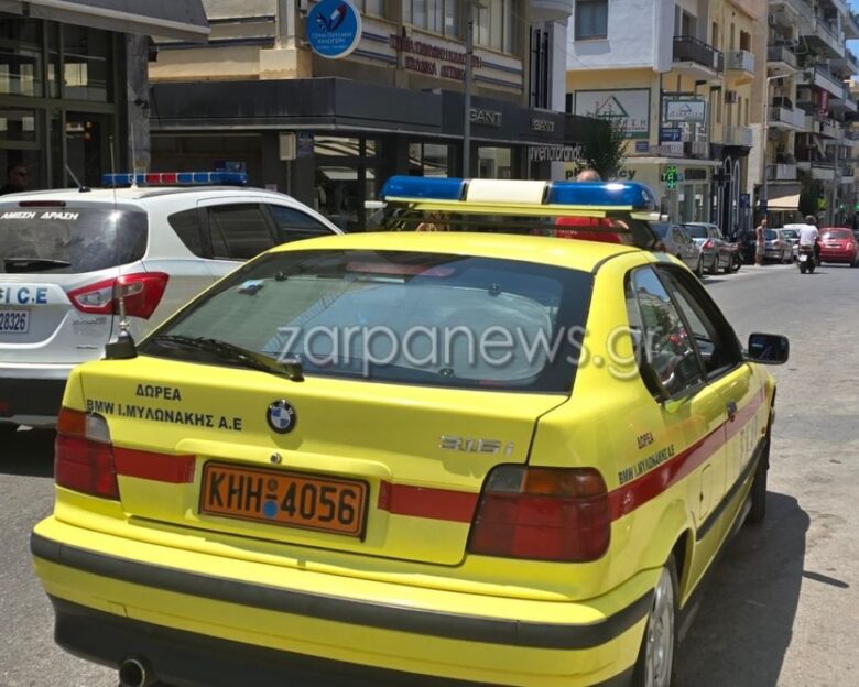 Χανιά: Άνδρας κατάπιε χάπια και απειλούσε να αυτοπυρποληθεί – Τον πρόλαβε διασώστης του ΕΚΑΒ 