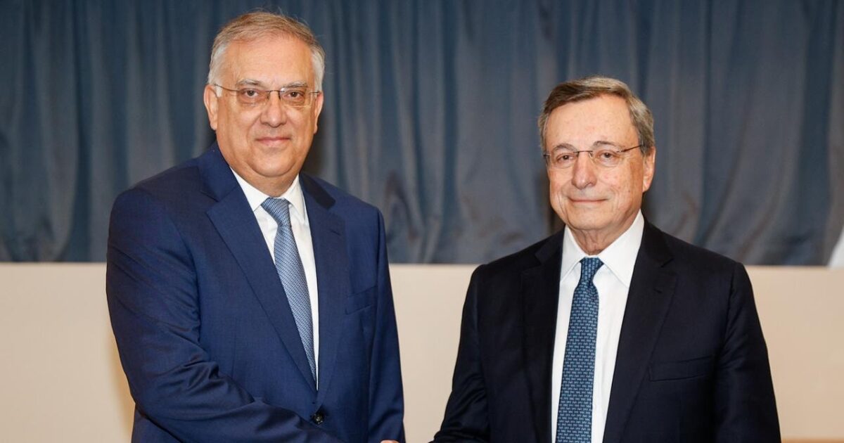 Meeting of Development Minister Takis Theodorikakos with Marios Draghi