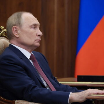 Ο Βλαντιμίρ Πούτιν / Sputnik/Vyacheslav Prokofyev/Pool via REUTERS