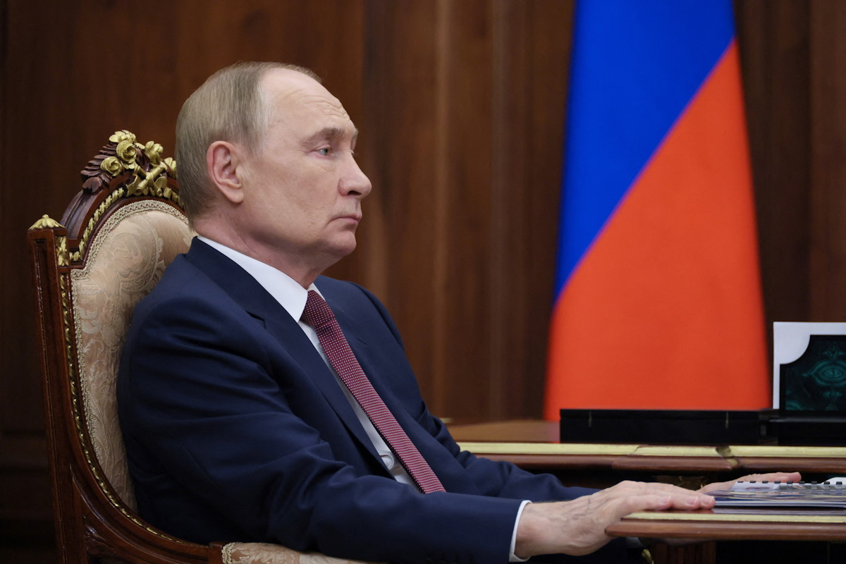 Ο Βλαντιμίρ Πούτιν / Sputnik/Vyacheslav Prokofyev/Pool via REUTERS