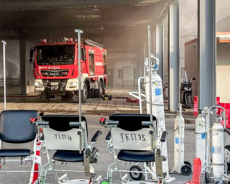 Πάτρα: Ξανά σε λειτουργία το νοσοκομείο «Άγιος Ανδρέας» μετά τη φωτιά