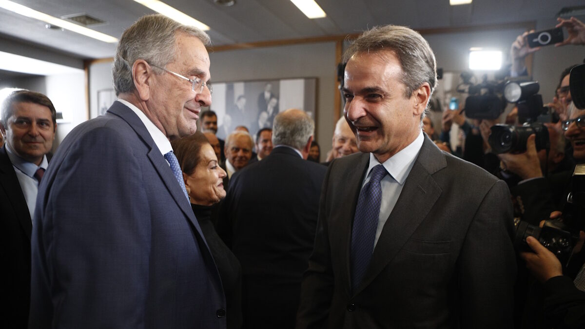 Αντώνης Σαμαράς και Κυριάκος Μητσοτάκης
