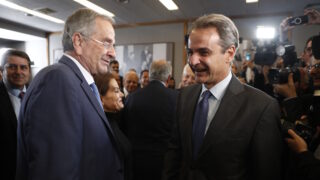 Αντώνης Σαμαράς και Κυριάκος Μητσοτάκης