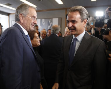 Αντώνης Σαμαράς και Κυριάκος Μητσοτάκης