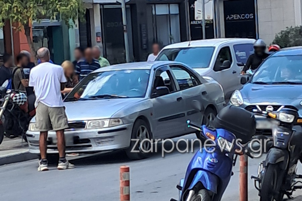 Επεισόδιο σε δρόμο στα Χανιά