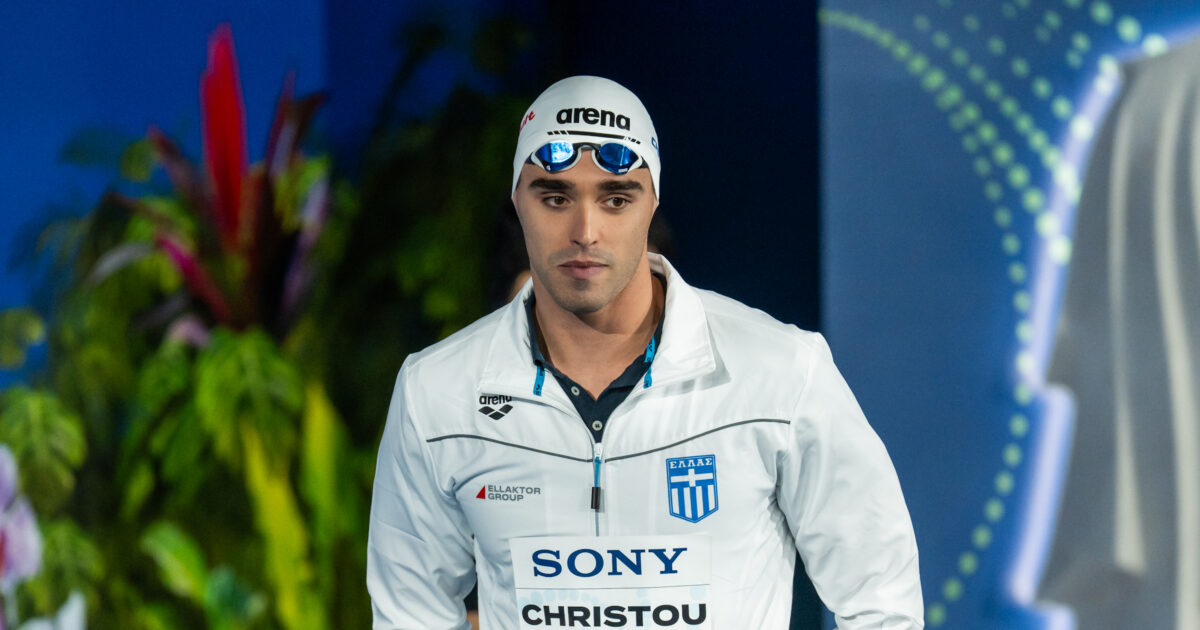 Apostle Christou was left out of medals in the Singapore world by taking 6th place