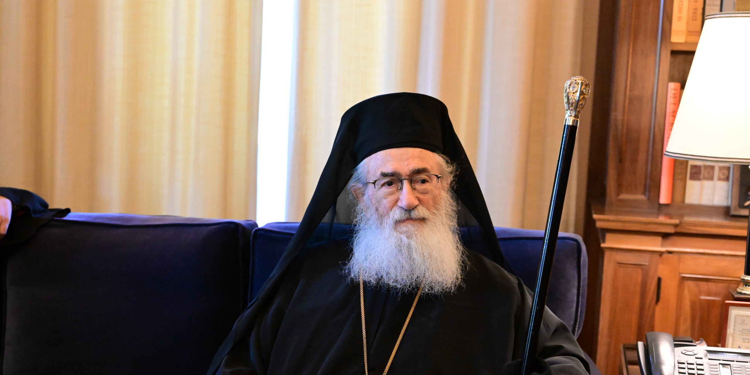 Ο αρχιεπίσκοπος της Μονής Σινά Δαμιανός