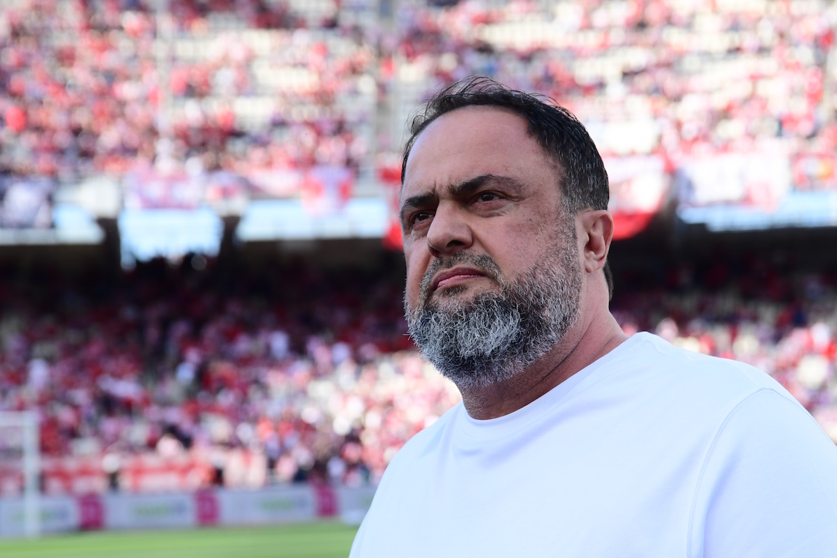 Ο Βαγγέλης Μαρινάκης (ΦΩΤΟ ΓΙΩΡΓΟΣ ΜΑΤΘΑΙΟΣ