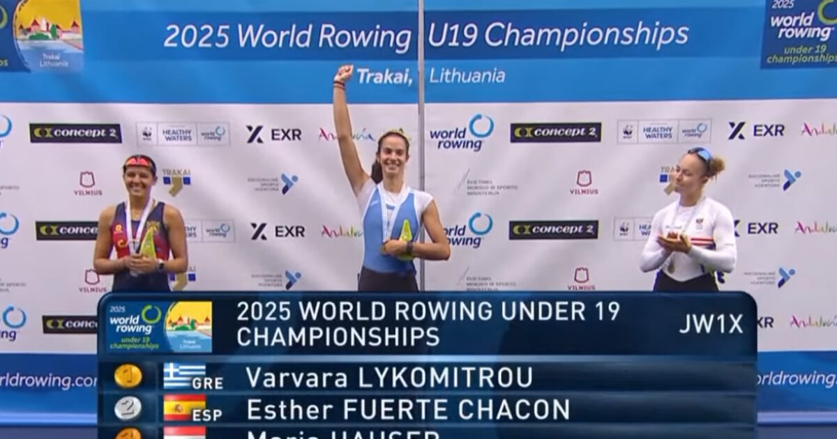 Barbara Lykomitrou has been promoted world champion in the Youth Skip