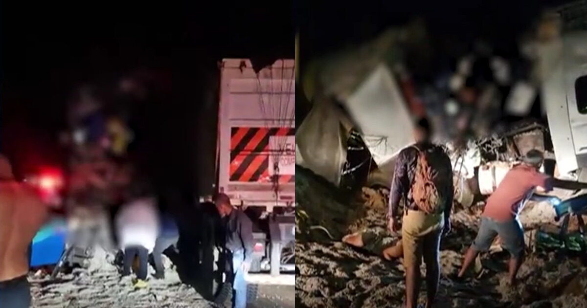 Multipurpose accident in Brazil: eleven dead and 40 injured by bus collision with truck
