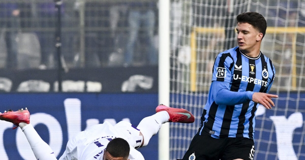 Christos Tzolis: “On Fire” the Greek striker scored a new goal with Club Bruges