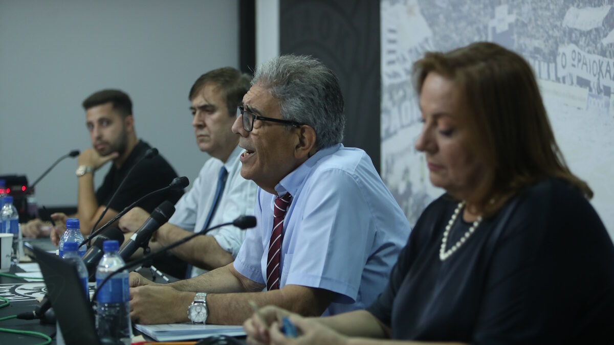 Η συνέντευξη Τύπου του ΑΣ ΠΑΟΚ (ΦΩΤΟ ΒΑΣΙΛΗΣ ΒΕΡΒΕΡΙΔΗΣ