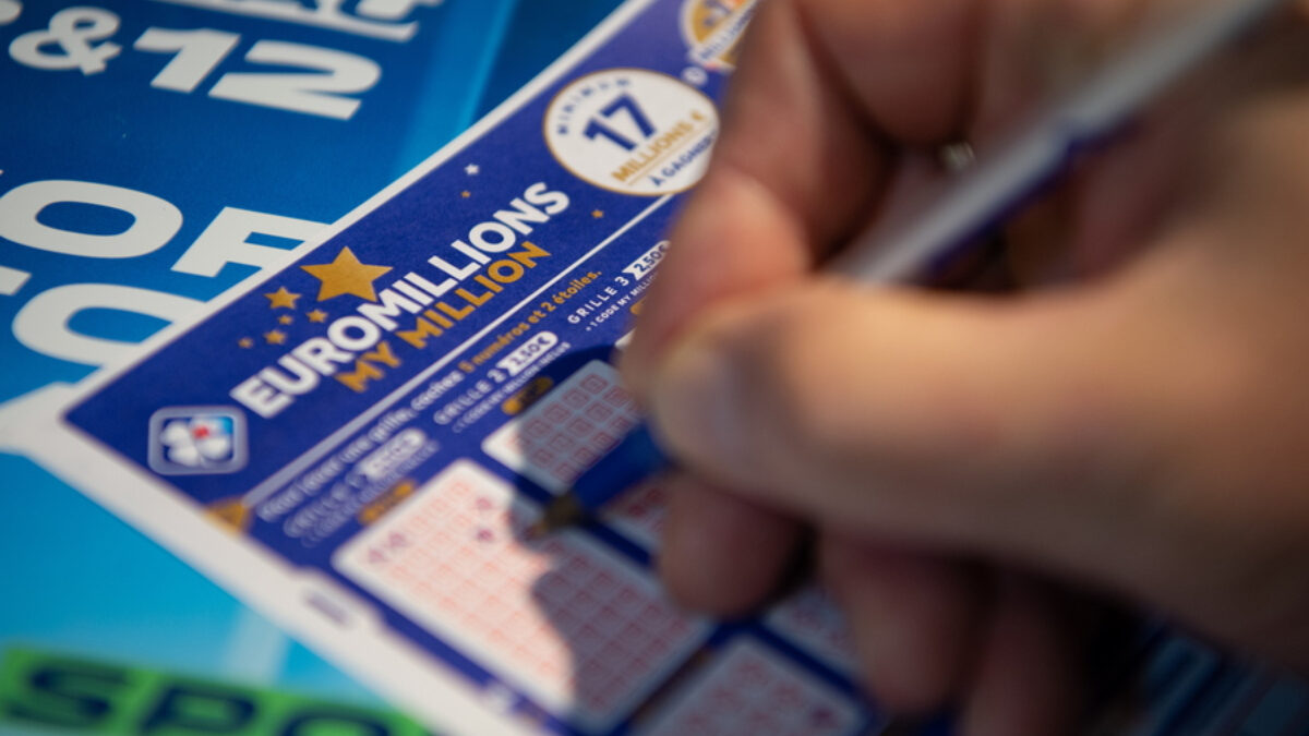 Ένα δελτίο Euromillions στη Γαλλία