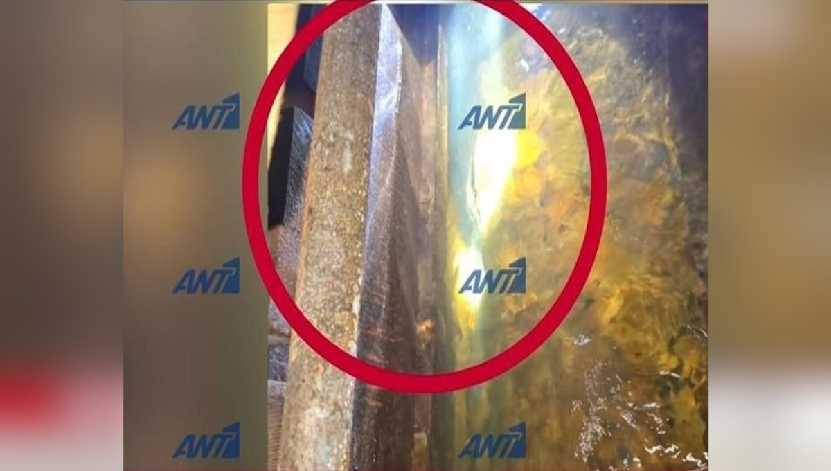 Οι εικόνες των ρηγμάτων στο φέρι μποτ