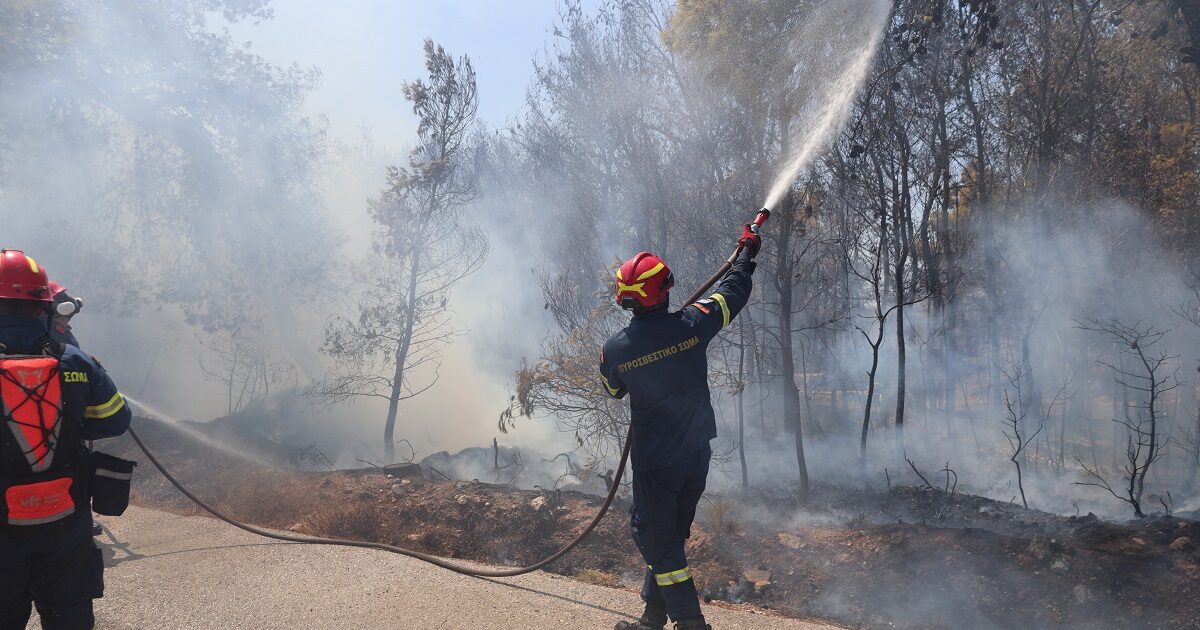 Great fire in Kallisopolis, near Neo Voutza – sounded 112