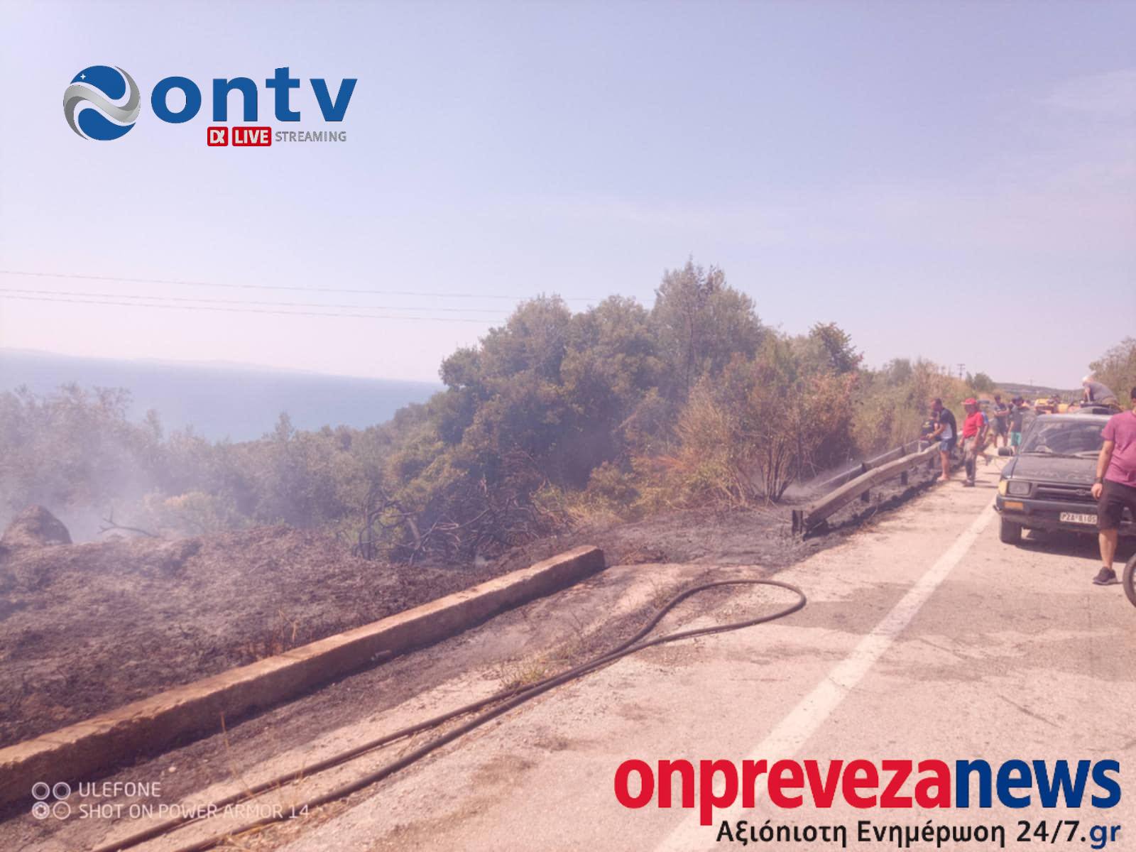 Η φωτιά στην Πρέβεζα