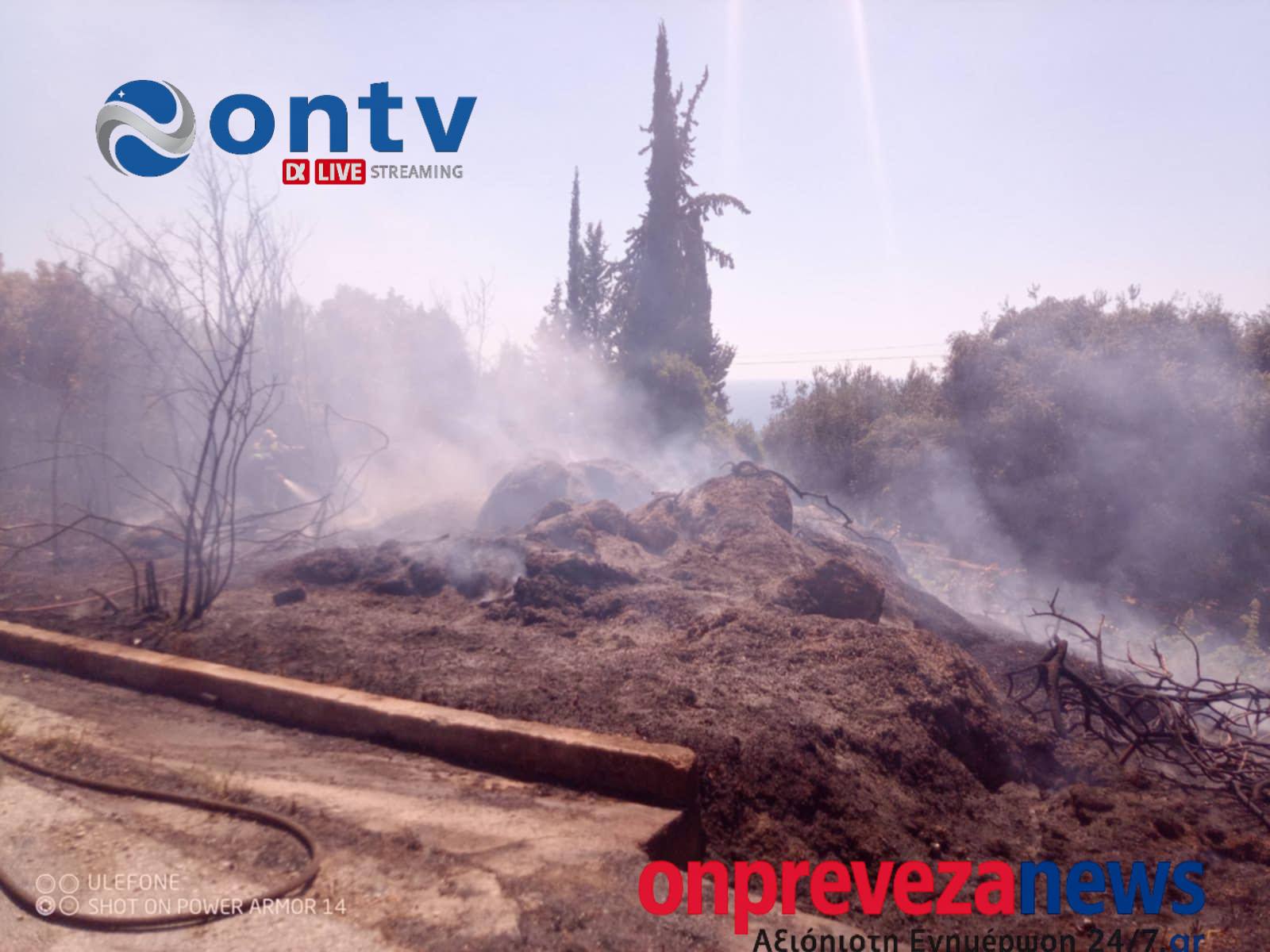 Η φωτιά στην Πρέβεζ
