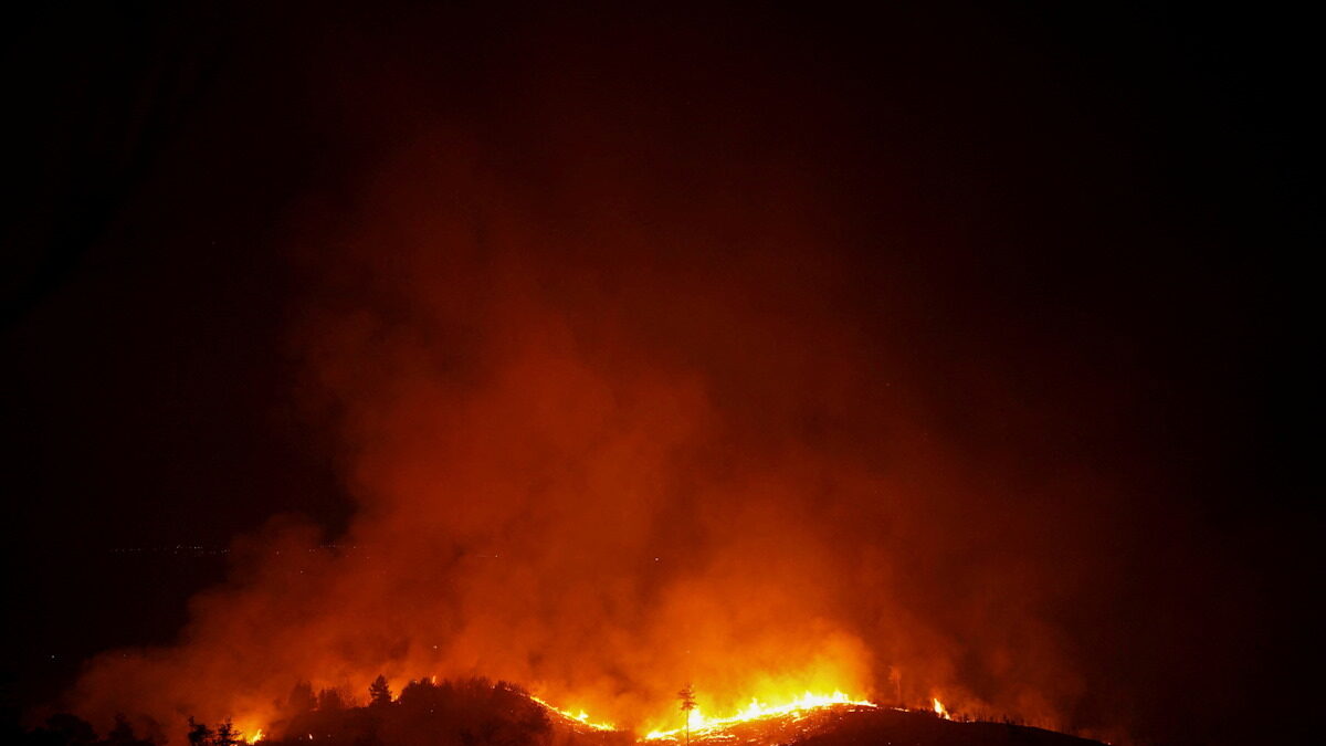 Εικόνα φωτιάς / REUTERS/Karam al-Masri