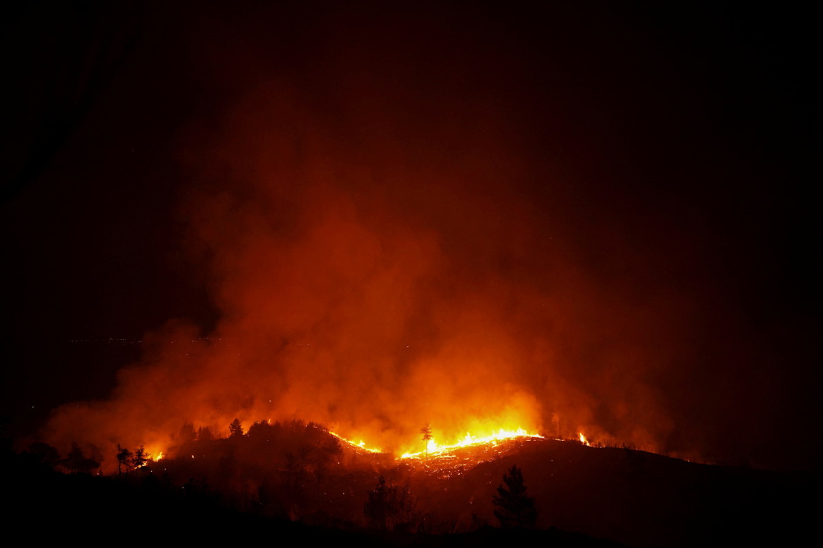 Εικόνα φωτιάς / REUTERS/Karam al-Masri