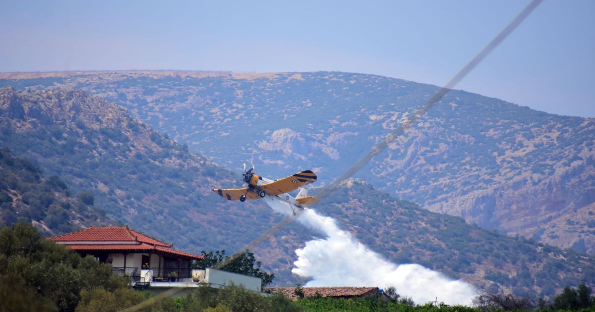 Fire in Agrinio in Potamoula – Message from 112 for evacuation, threatened residential area