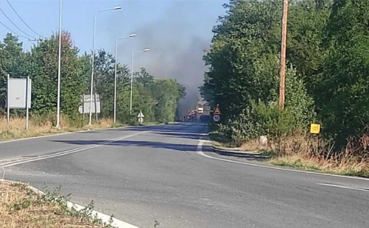 Φωτιά στην Κοζάνη
