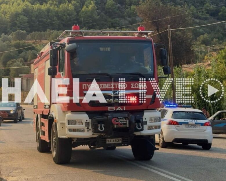 Αρχαία Ολυμπία: Συνελήφθη άνδρας που άρπαξε πυροσβεστικό όχημα για να σβήσει τη φωτιά