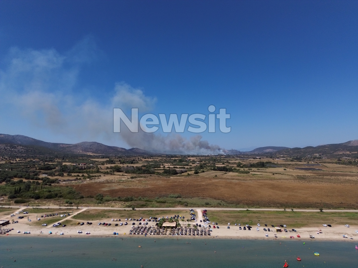 Φωτιά στην Πάλαιρο Αιτωλοακαρνανίας