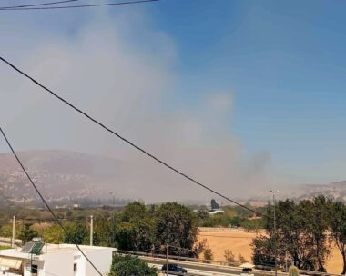 Η φωτιά στην Παλιοκαμάριζα Κερατέας
