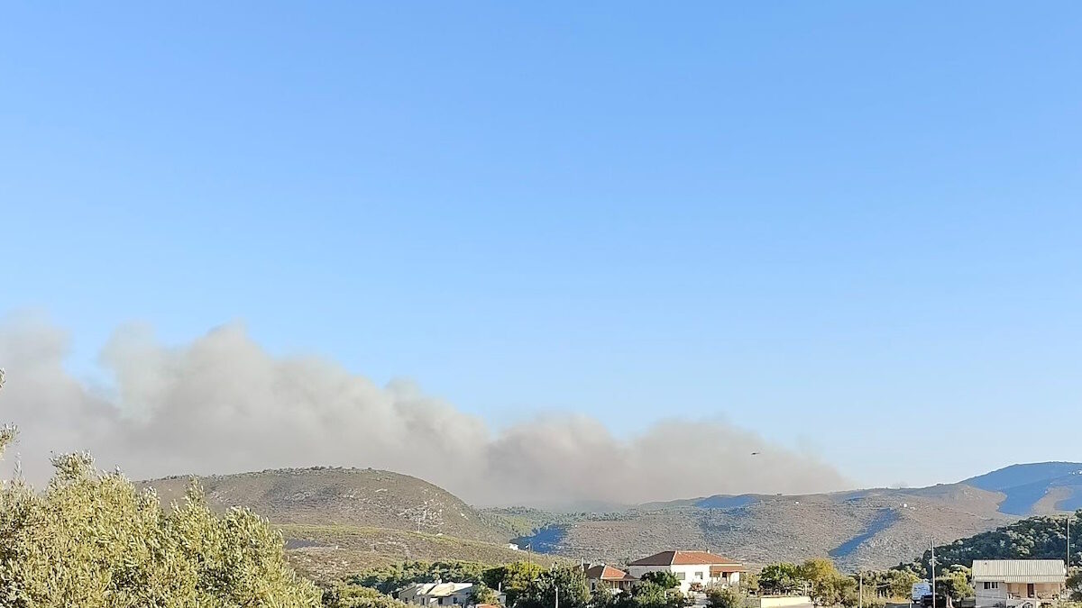Φωτιά στη Ζάκυνθο