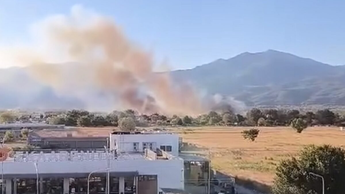 Φωτιά στην Κομοτηνή