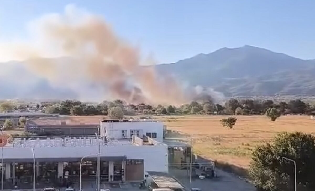 Φωτιά στην Κομοτηνή