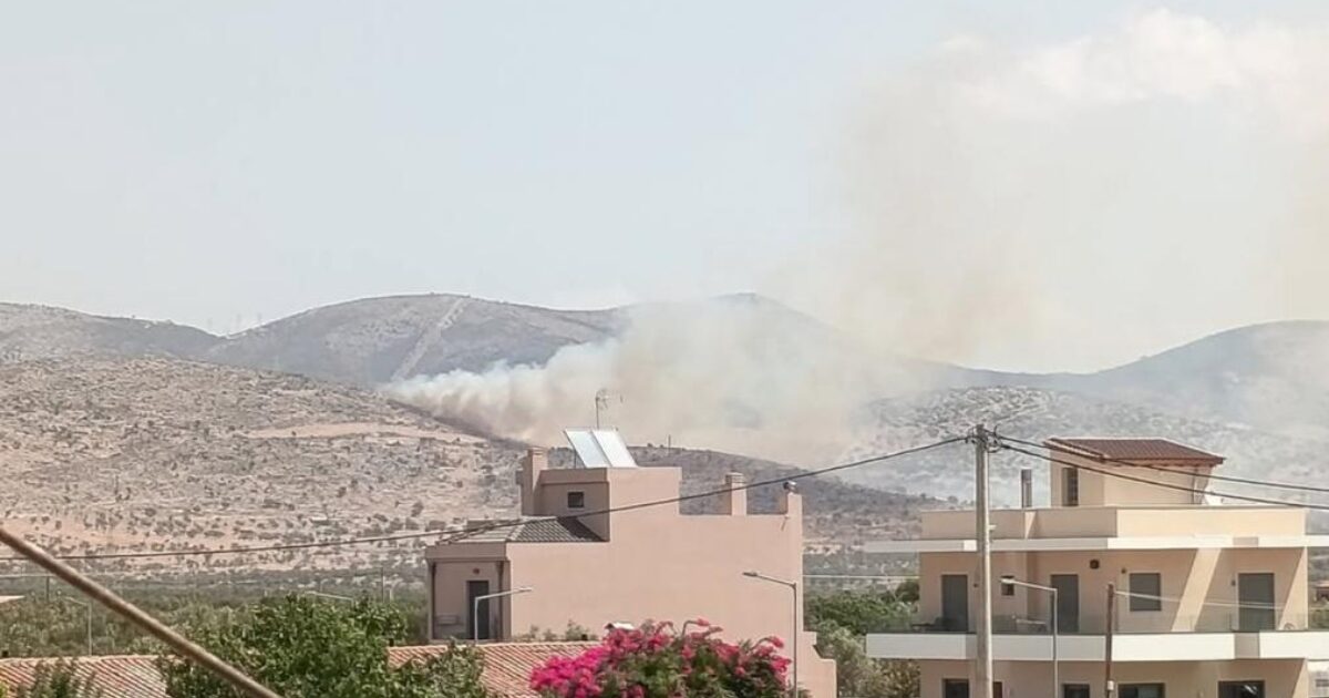 Fire in Megara in old dump: Aerial media fight with the front