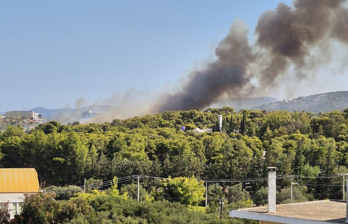 Φωτιά στην Παιανία