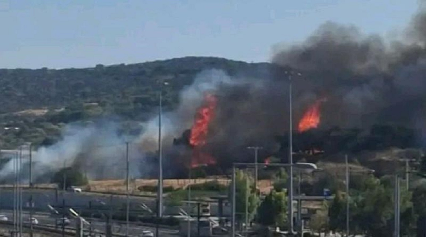 Φωτιά στην Παιανία